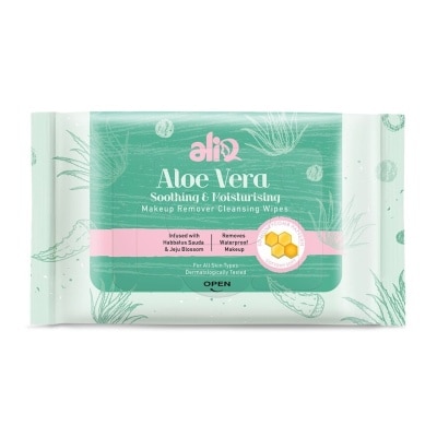 ALIA Aloe Vera Makeup Remover Cleansing Wipes 30s