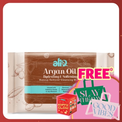 ALIA Argan Oil Makeup Remover Cleansing Wipes 30s