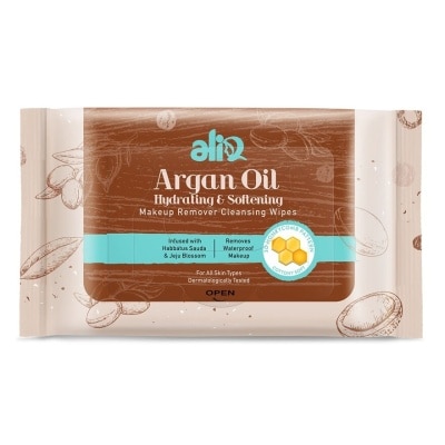 ALIA Argan Oil Makeup Remover Cleansing Wipes 30s