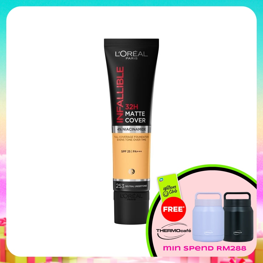 Infallible 32H Matte Cover Foundation 253