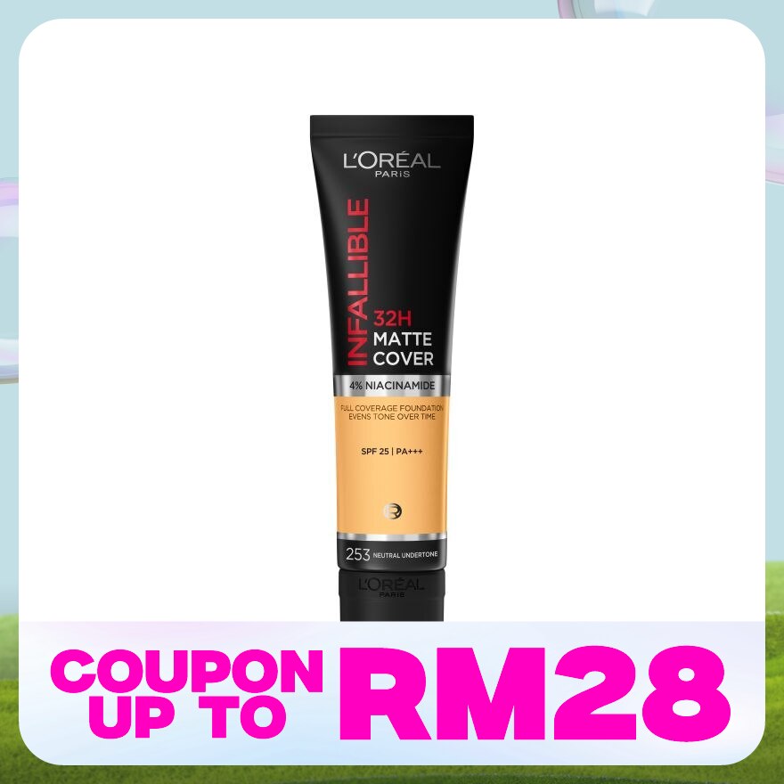 Infallible 32H Matte Cover Foundation 253