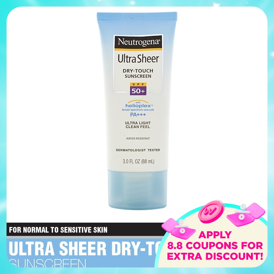 Neutrogena® Ultra Sheer Dry-Touch Sunscreen SPF50 PA+++ 88ml