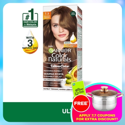 GARNIER HAIR COLOR - Ultra Color 7.3 Golden Brown 1S