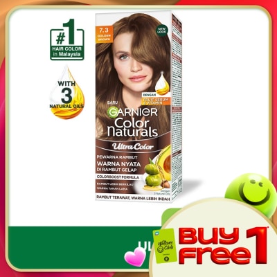 GARNIER HAIR COLOR - Ultra Color 7.3 Golden Brown 1S
