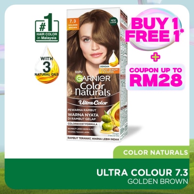 GARNIER HAIR COLOR Ultra Color 7.3 Golden Brown 1S