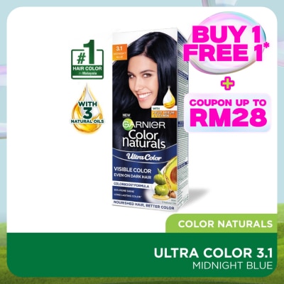 GARNIER HAIR COLOR Ultra Color 3.1 Midnight Blue 1S