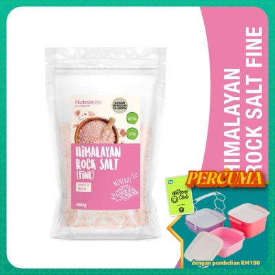 NUTRABLISS BY WATSONS - Himalayan Rock Salt Fine 400g