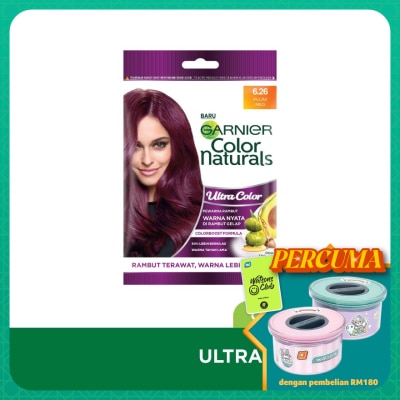 GARNIER HAIR COLOR Ultra Color 6.26 Plum Red Sachet 1S