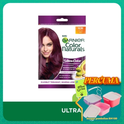 GARNIER HAIR COLOR - Ultra Color 6.26 Plum Red Sachet 1S