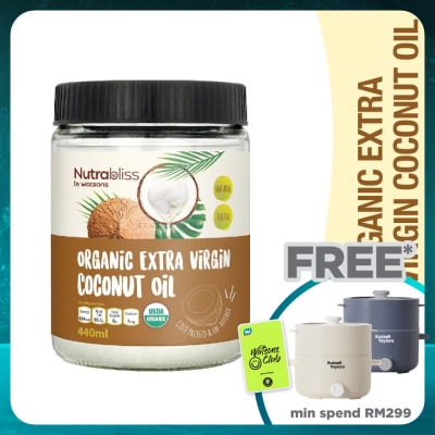 NUTRABLISS BY WATSONS Extra Virgin Coconut Oil 440ml
