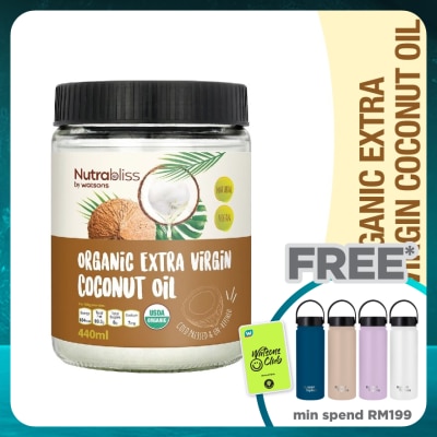 NUTRABLISS BY WATSONS Extra Virgin Coconut Oil 440ml