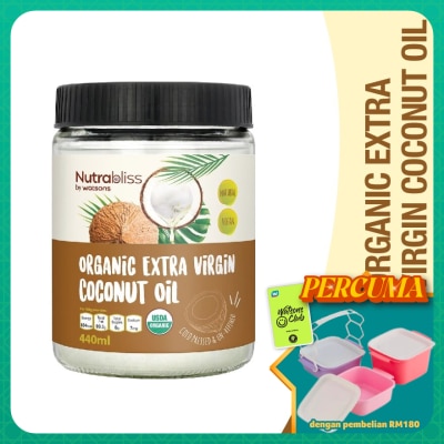 NUTRABLISS BY WATSONS - Extra Virgin Coconut Oil 440ml
