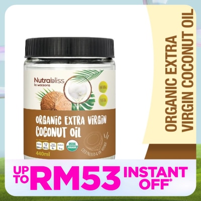 NUTRABLISS BY WATSONS Extra Virgin Coconut Oil 440ml