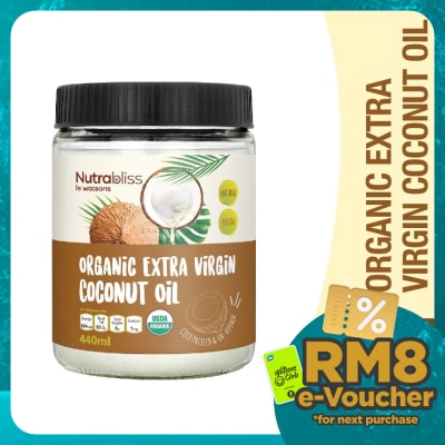 NUTRABLISS BY WATSONS Extra Virgin Coconut Oil 440ml
