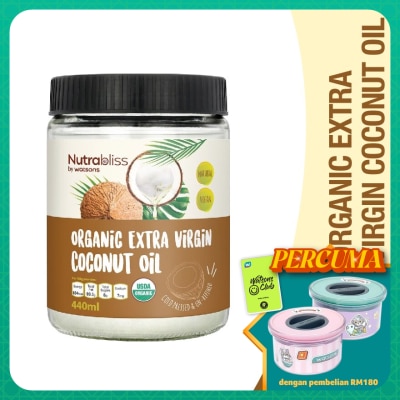 NUTRABLISS BY WATSONS Extra Virgin Coconut Oil 440ml