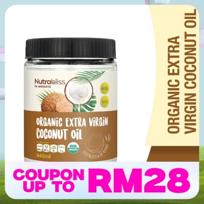 NUTRABLISS BY WATSONS Extra Virgin Coconut Oil 440ml