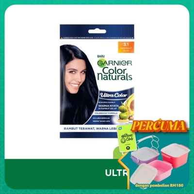 GARNIER HAIR COLOR - Ultra Color 3.1 Midnight Blue Sac 1S