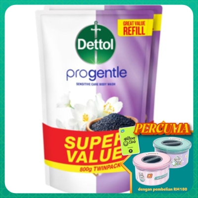 DETTOL DETL SHW HABBATUS SAUDA & WHITE JASMINE 800G X 2