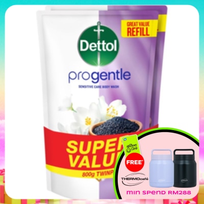 DETTOL - DETL SHW HABBATUS SAUDA & WHITE JASMINE 800G X 2
