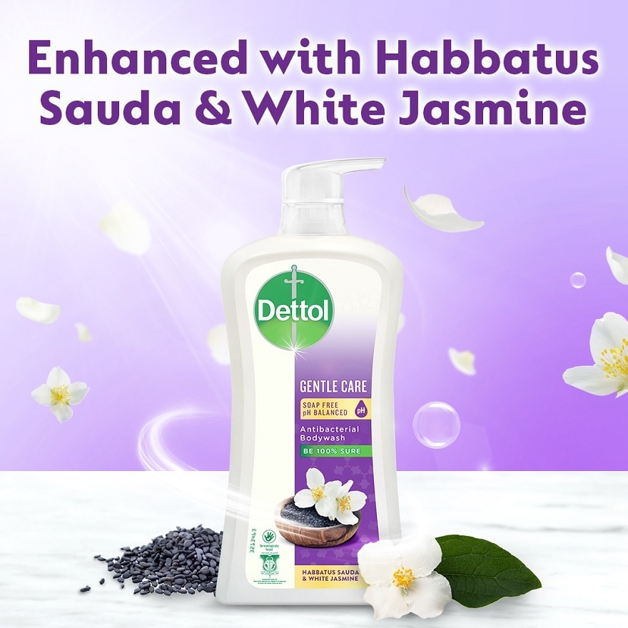 Body Wash Gentle Care Habbatus Sauda & White Jasmine Refill Value Pack 800g x2