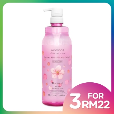 WATSONS Body Wash-Cherry Blossom 1000ml