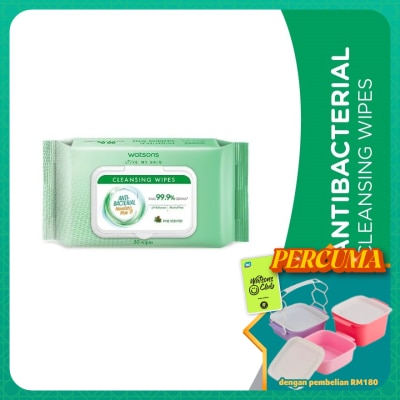 WATSONS - Antibacterial Cleansing Wipes 50S