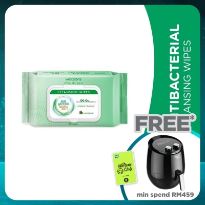 WATSONS Antibacterial Cleansing Wipes 50S