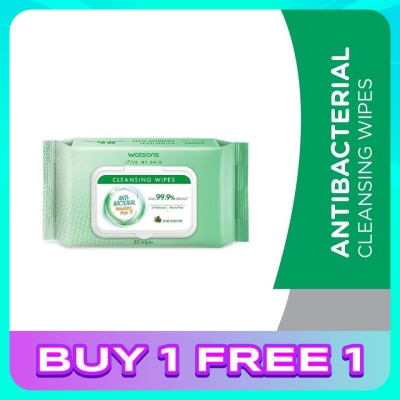 WATSONS Antibacterial Cleansing Wipes 50S