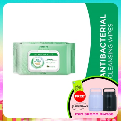 WATSONS - Antibacterial Cleansing Wipes 50S