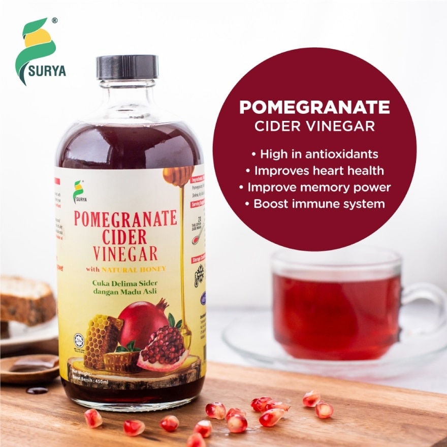 Pomegranate Cider Vinegar With Natural Honey 450ml