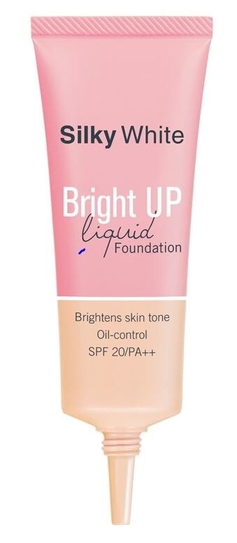 SILKY WHITE Bright Up Liquid Foundation 01 Light