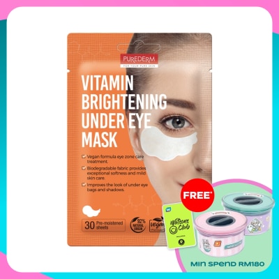 PUREDERM Vitamin Brightening Under Eye Mask 15 pairs