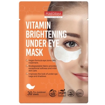 PUREDERM Vitamin Brightening Under Eye Mask 15 pairs