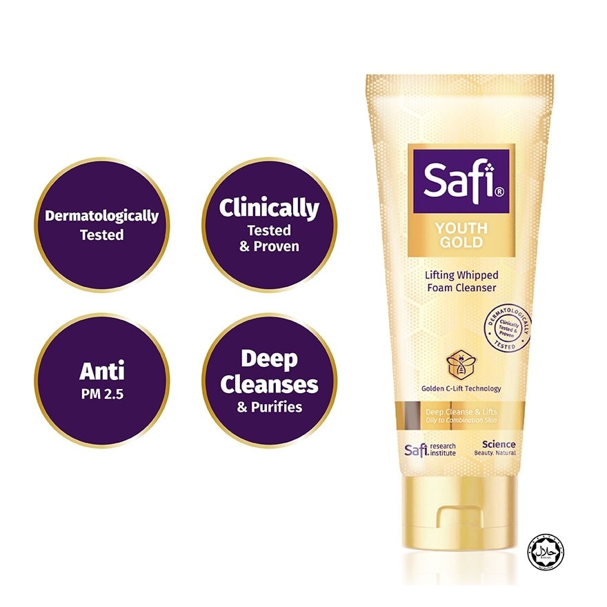 Youth Gold Whipped Foam Cleanser 100G