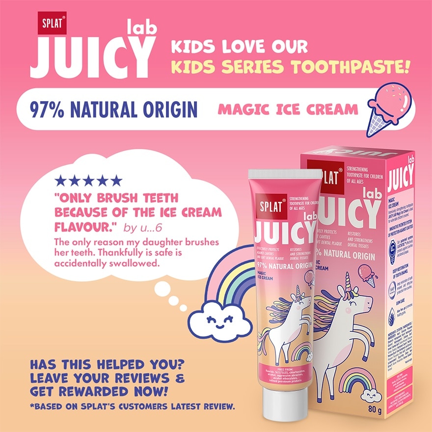 Juicy Lab Magic Ice-Cream Toothpaste 80g