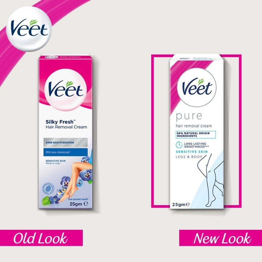 Hair Removal Cream Leg & Body Sensitive Skin 25g