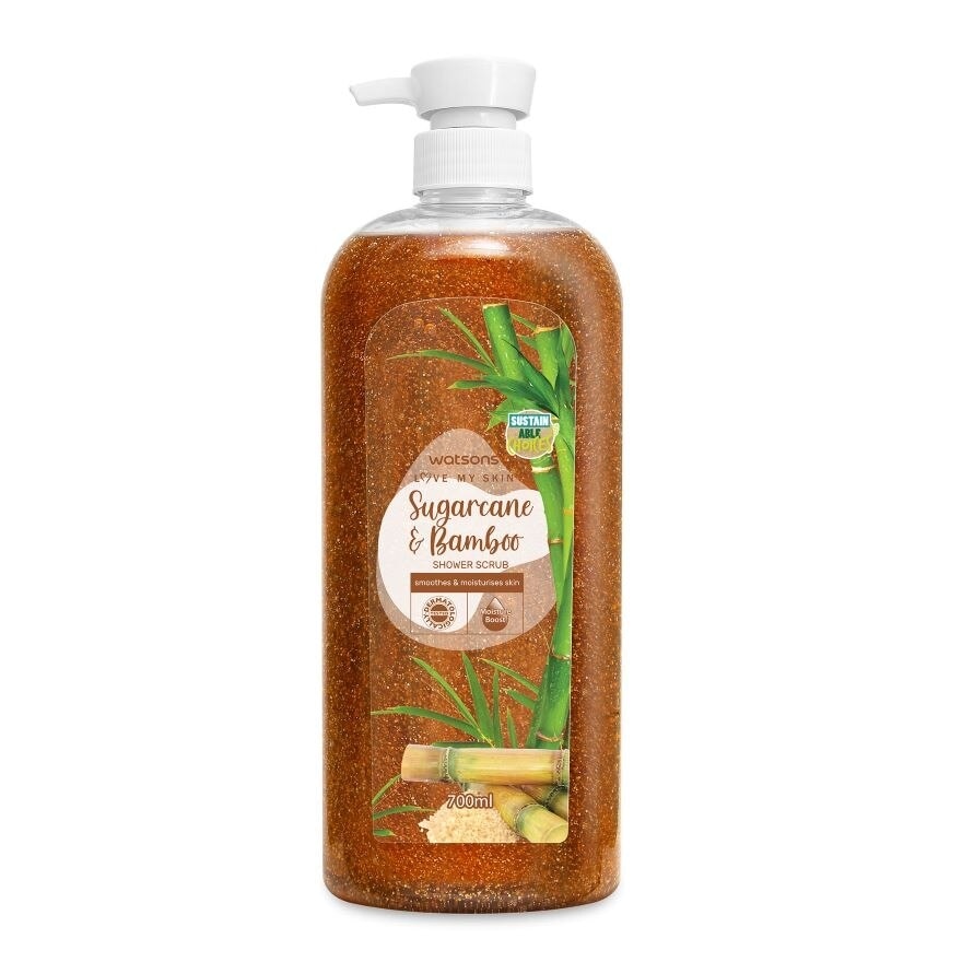 Sugarcane & Bamboo Shower Scrub 700ml
