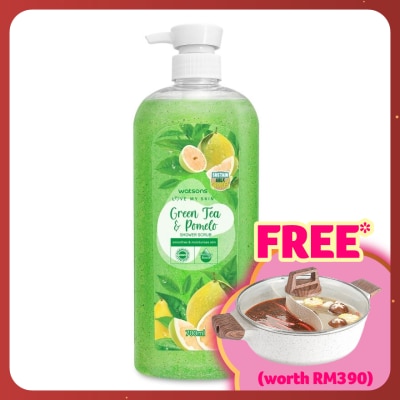 WATSONS Green Tea & Pomelo Shower Scrub  700ml