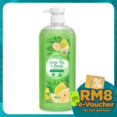 WATSONS Green Tea & Pomelo Shower Scrub  700ml