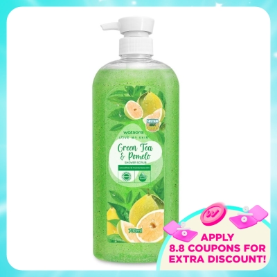 WATSONS - Green Tea & Pomelo Shower Scrub  700ml