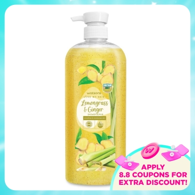 WATSONS - Lemongrass & Ginger Shower Scrub  700ml