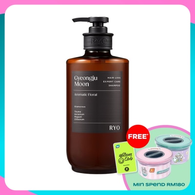 RYO Hair Loss Expert Care Perfume Shampoo Gyeongju Moon Aromatic Floral 585ml