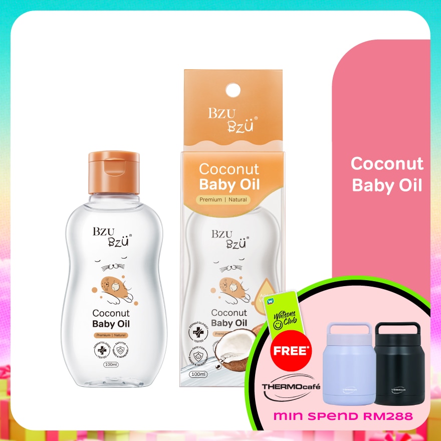 Coconut Baby Oil 100ml (Added Vitamin E)
