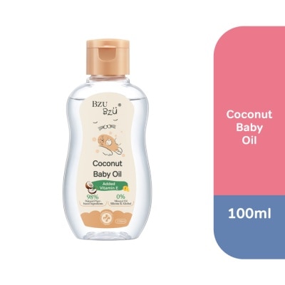 BZU BZU Coconut Baby Oil 100ml (Added Vitamin E)