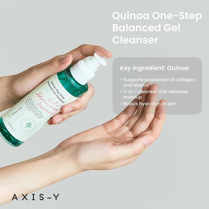 Quinoa One-Step balanced Gel Cleanser 180ml