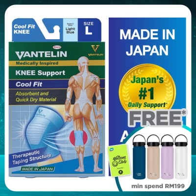 VANTELIN Cool Fit Knee Support Blue L 1's