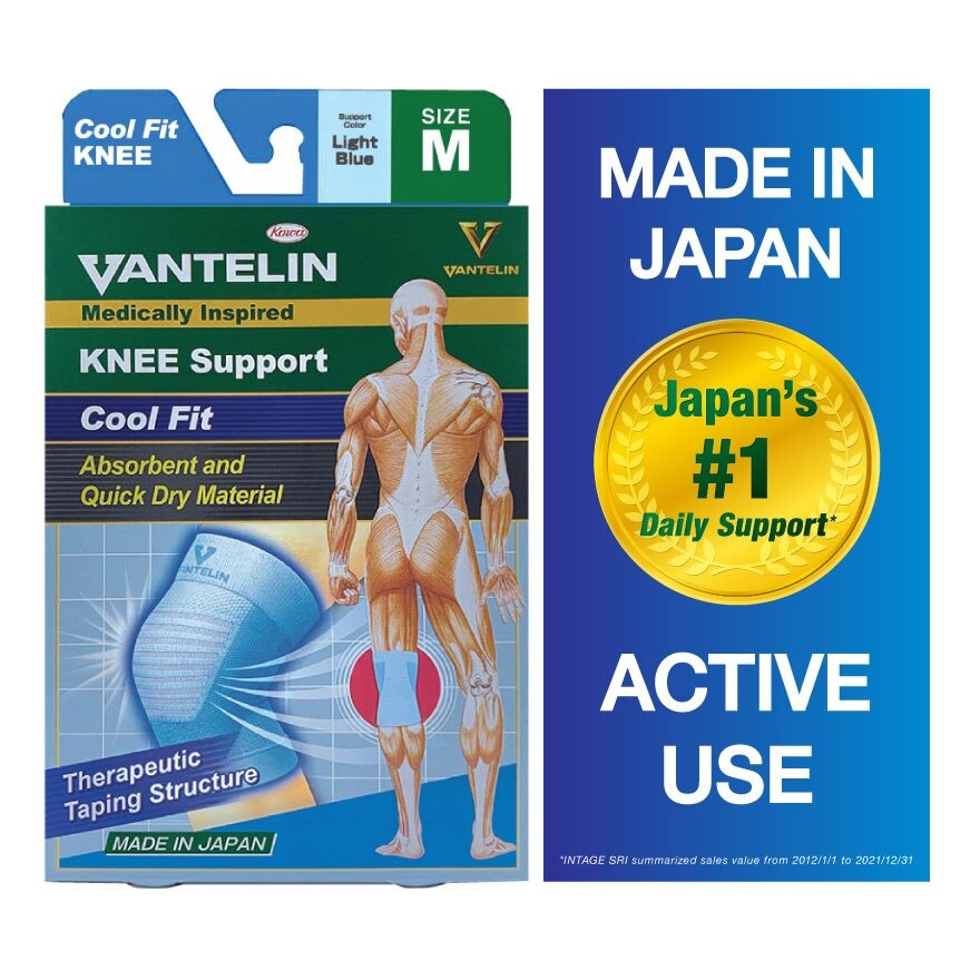 Cool Fit Knee Support Blue M 1's
