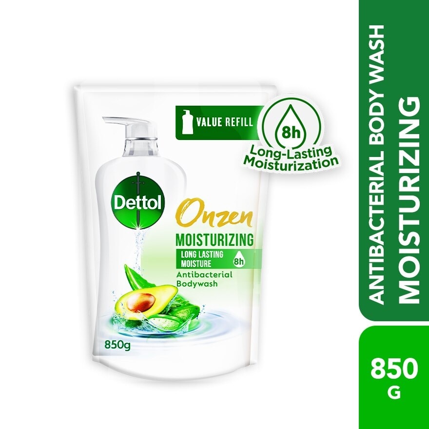 Body Wash Refill Onzen Moisturizing Aloe Vera & Avocado 850g