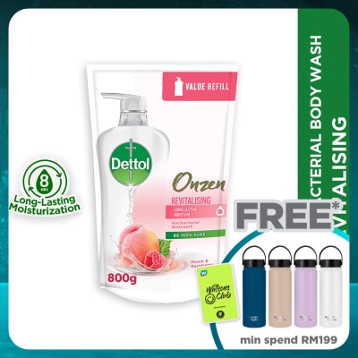DETTOL DETL SHW HABBATUS SAUDA & WHITE PEACH 800G