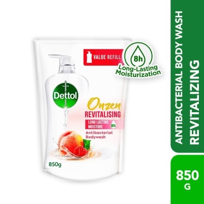 DETTOL Body Wash Refill Onzen Revitalising Peach & Raspberry 850g